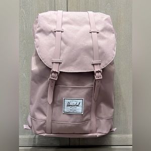 Herschel retreat backpack in ash rose